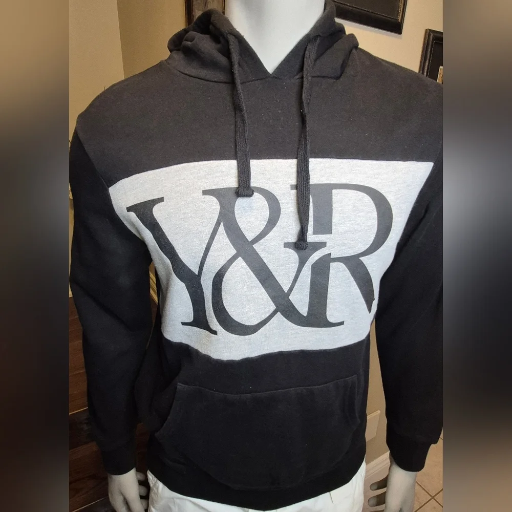 Young & Reckless Black and Gray Sweatshirt Hoodie - Picture 6 of 11